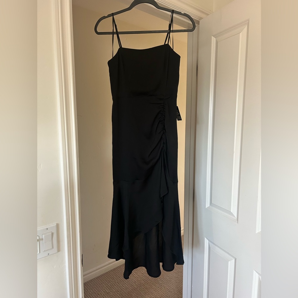 Express black dress size S mid length NWT